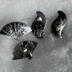 Nielo Earrings (siam pre-thailand) 2 prs.